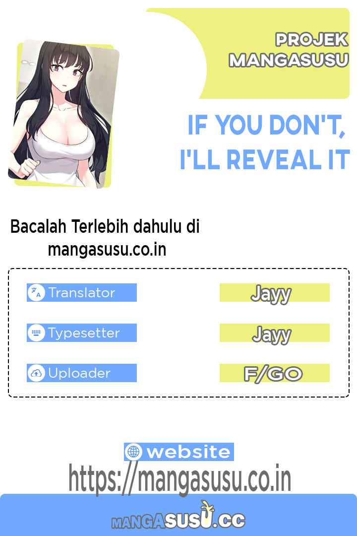 If you don&#8217;t, I&#8217;ll reveal it - Chapter 5 1
